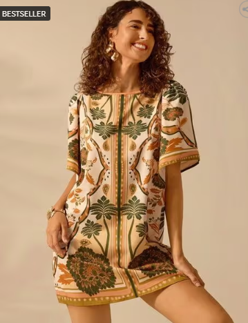 INDIE PICKS Floral Print Dress
