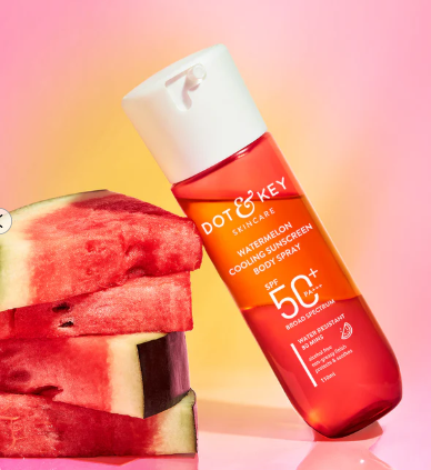 Watermelon Cooling Sunscreen Body Spray In-Vivo Tested SPF 50+ PA+++