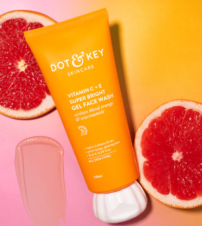 Vitamin C + E Gel Face Wash for Glowing Skin