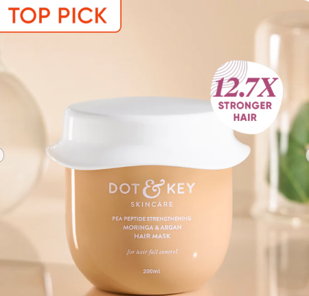 Hair Mask with Moringa + Argan Oil