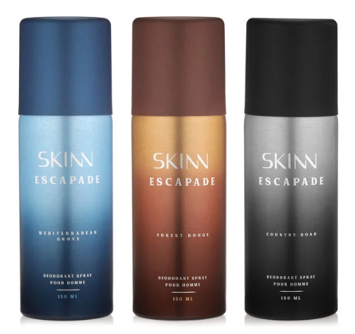 Skinn Escapade Deo Pack of 3